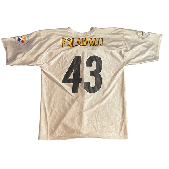 NFL Pittsburgh Steelers Troy Polamalu Jersey Size Large